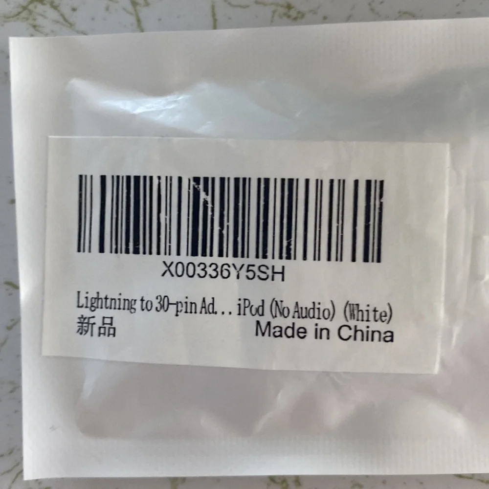 old iphone adapter for new iphone brand new